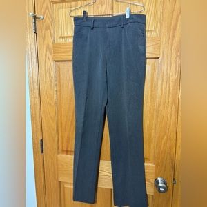 Nine West gray straight leg dress pants